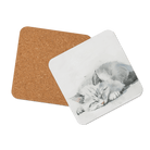 White Kitten Coaster