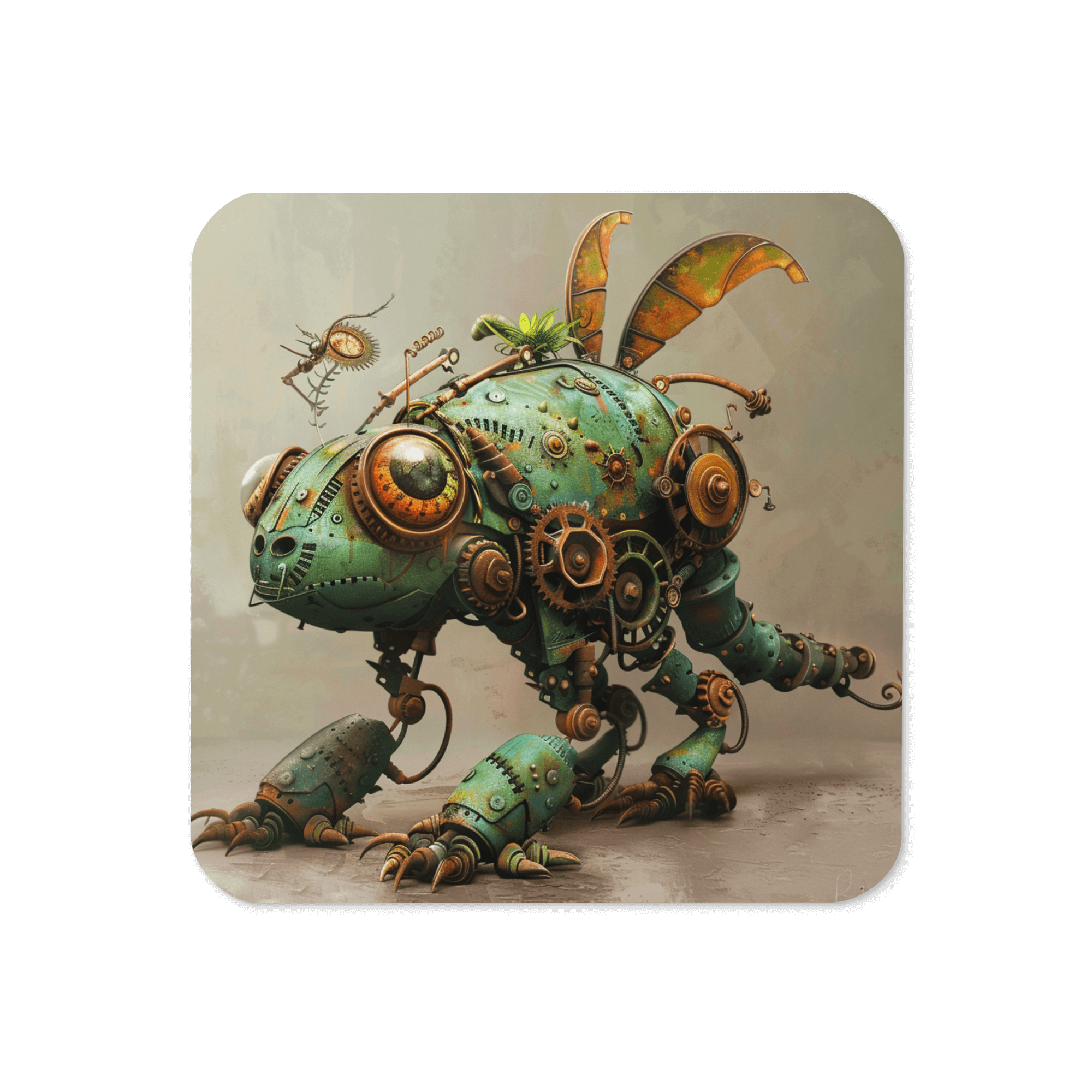 Steampunk Amphibian Coaster