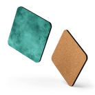 Watercolour Teal Coaster
