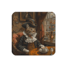 Colonial Cat Coaster