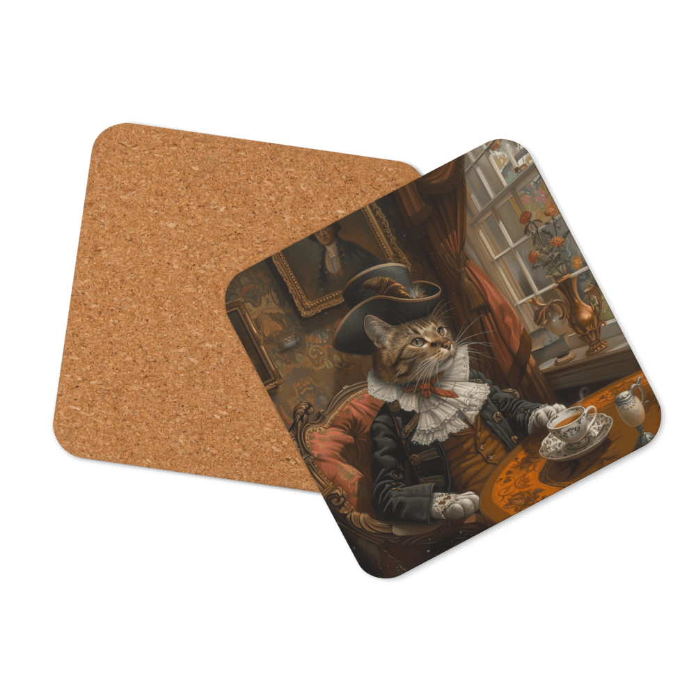 Colonial Cat Coaster