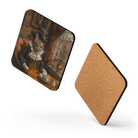 Colonial Cat Coaster