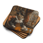 Colonial Cat Coaster