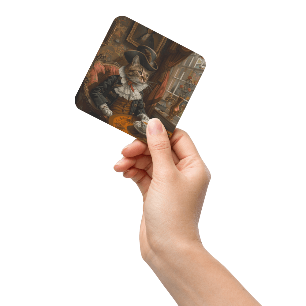 Colonial Cat Coaster