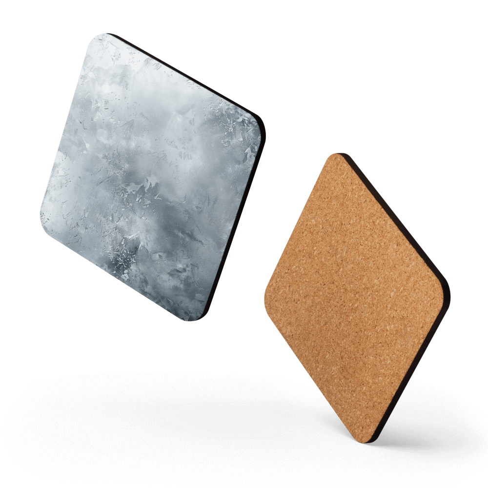 Watercolour Silver Coaster