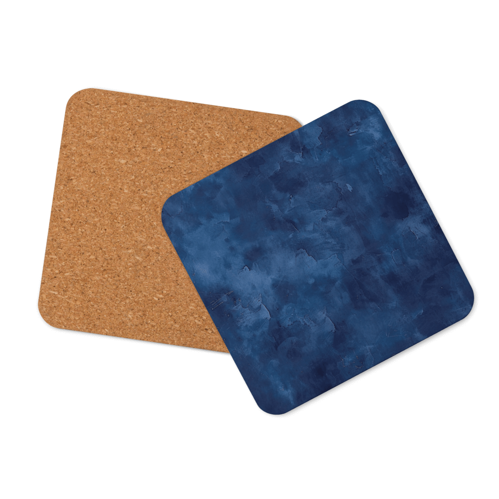 Watercolour Navy Coaster