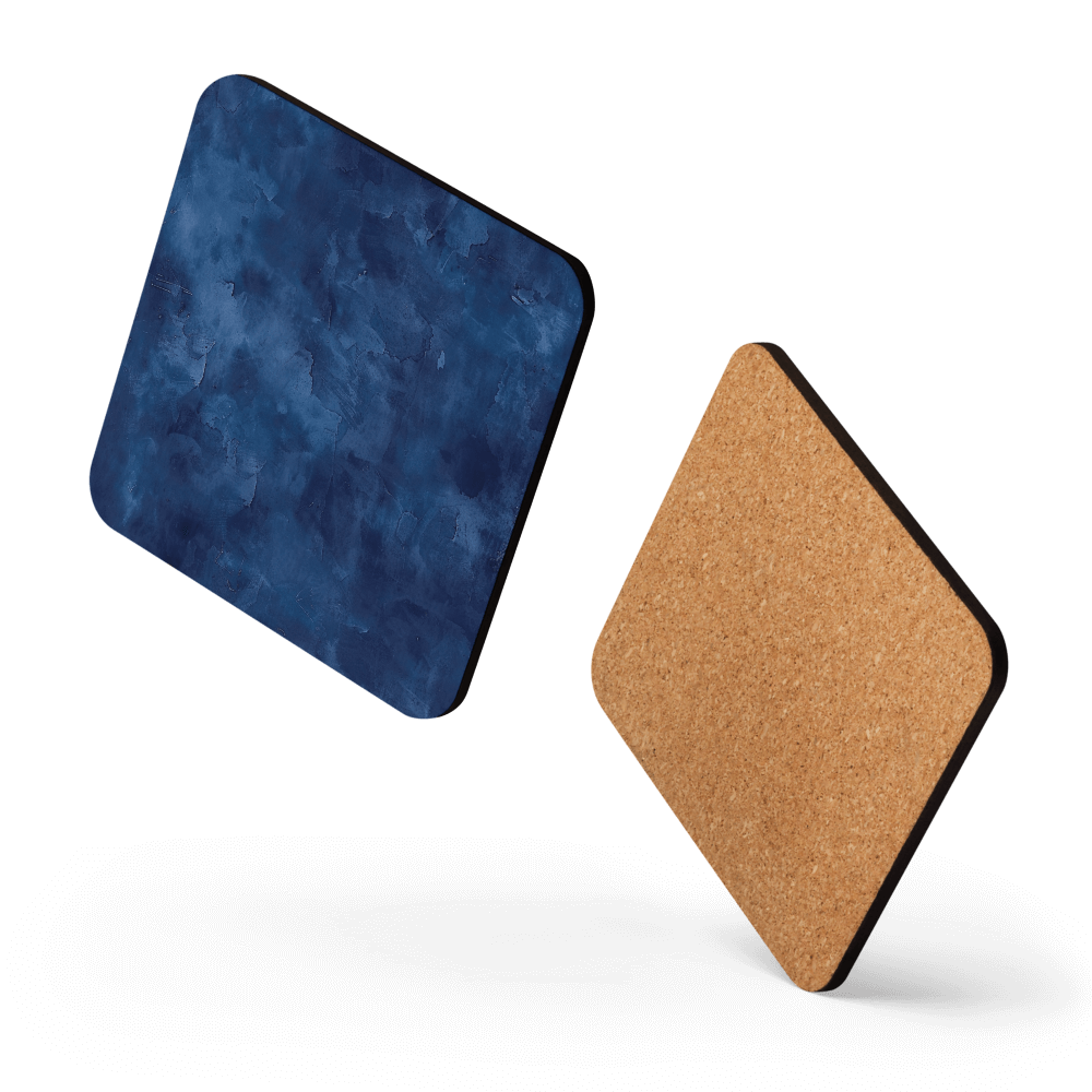 Watercolour Navy Coaster