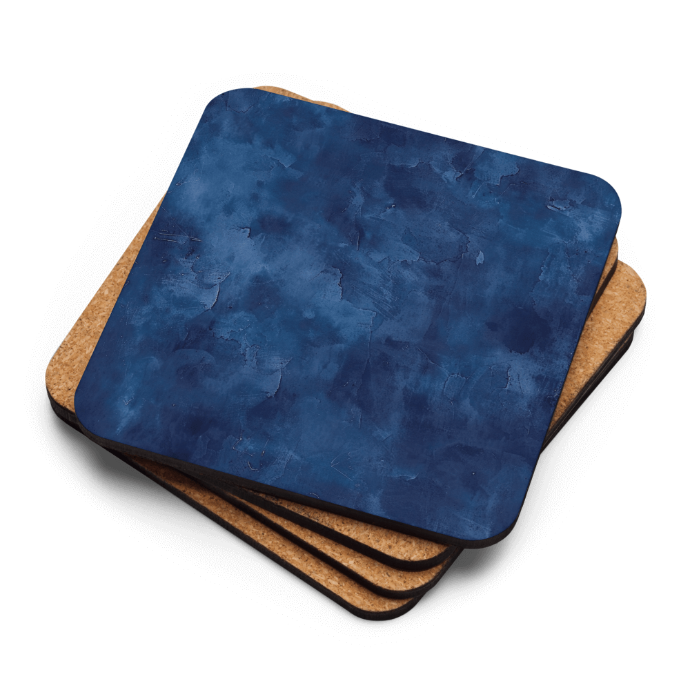 Watercolour Navy Coaster