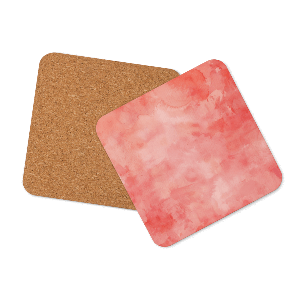 Watercolour Salmon Coaster