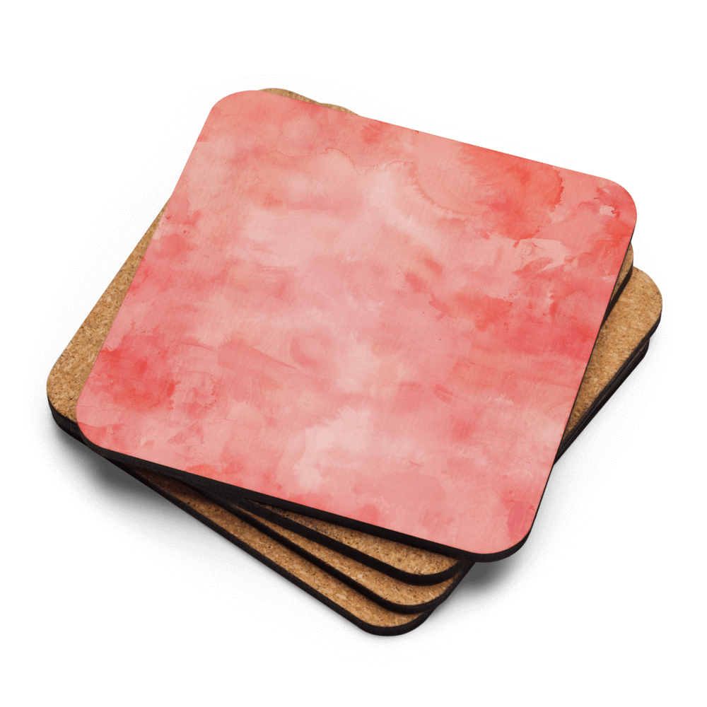 Watercolour Salmon Coaster