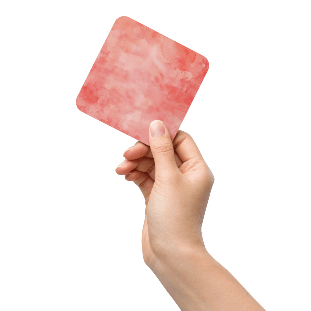 Watercolour Salmon Coaster