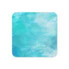 Watercolour Cyan Coaster