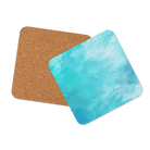 Watercolour Cyan Coaster
