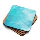 Watercolour Cyan Coaster