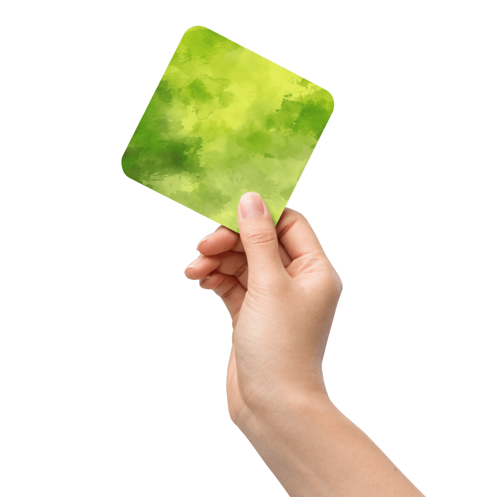 Watercolour Lime Coaster