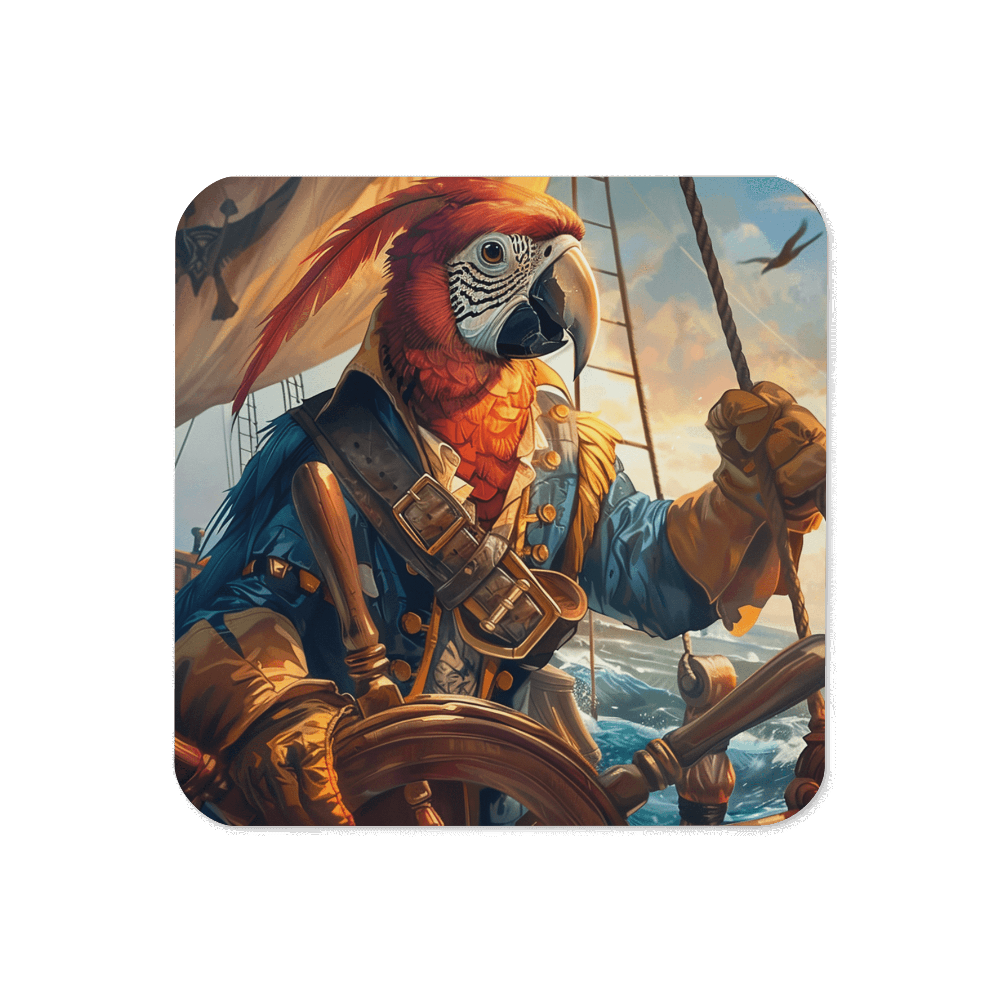 Pirate Parrot Coaster