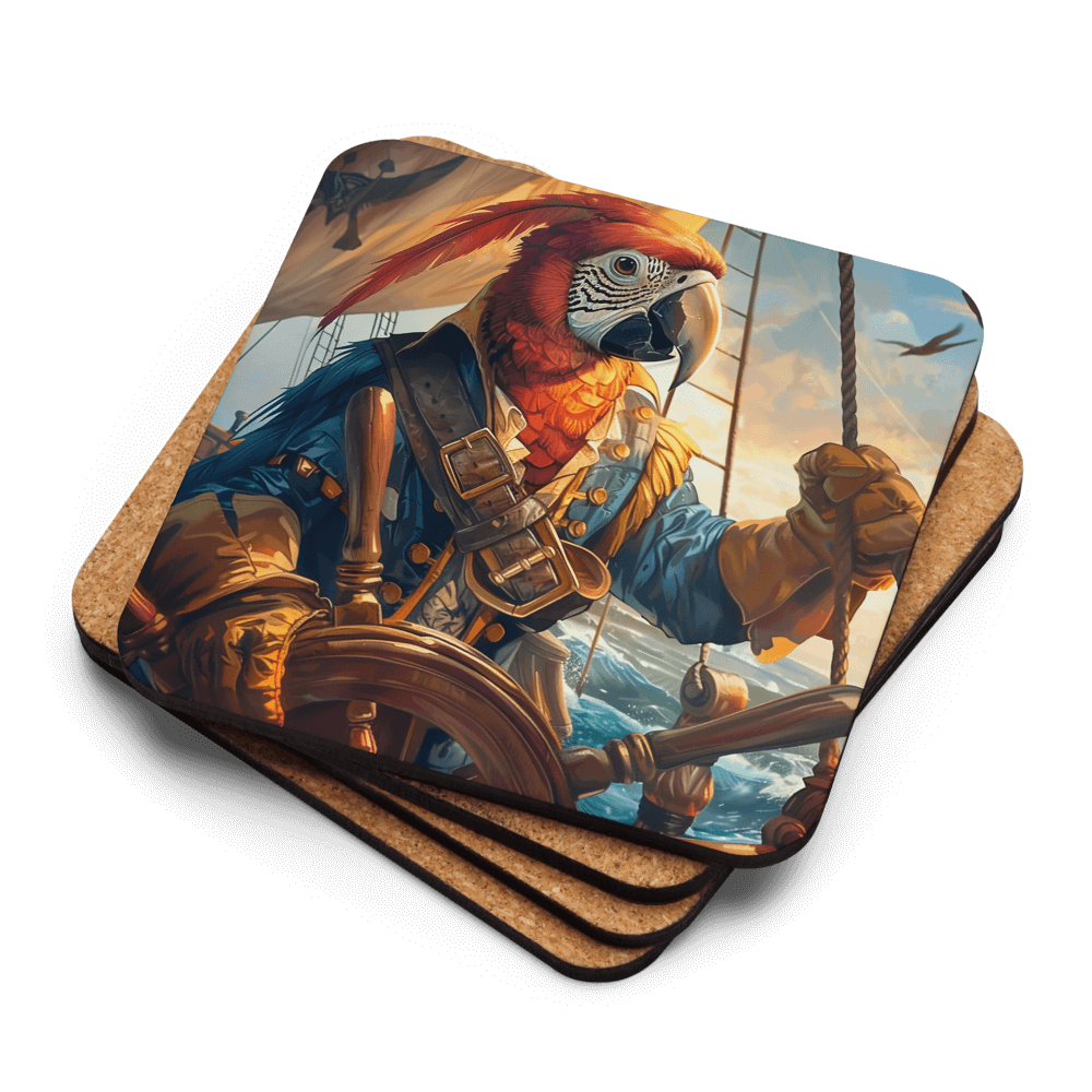 Pirate Parrot Coaster