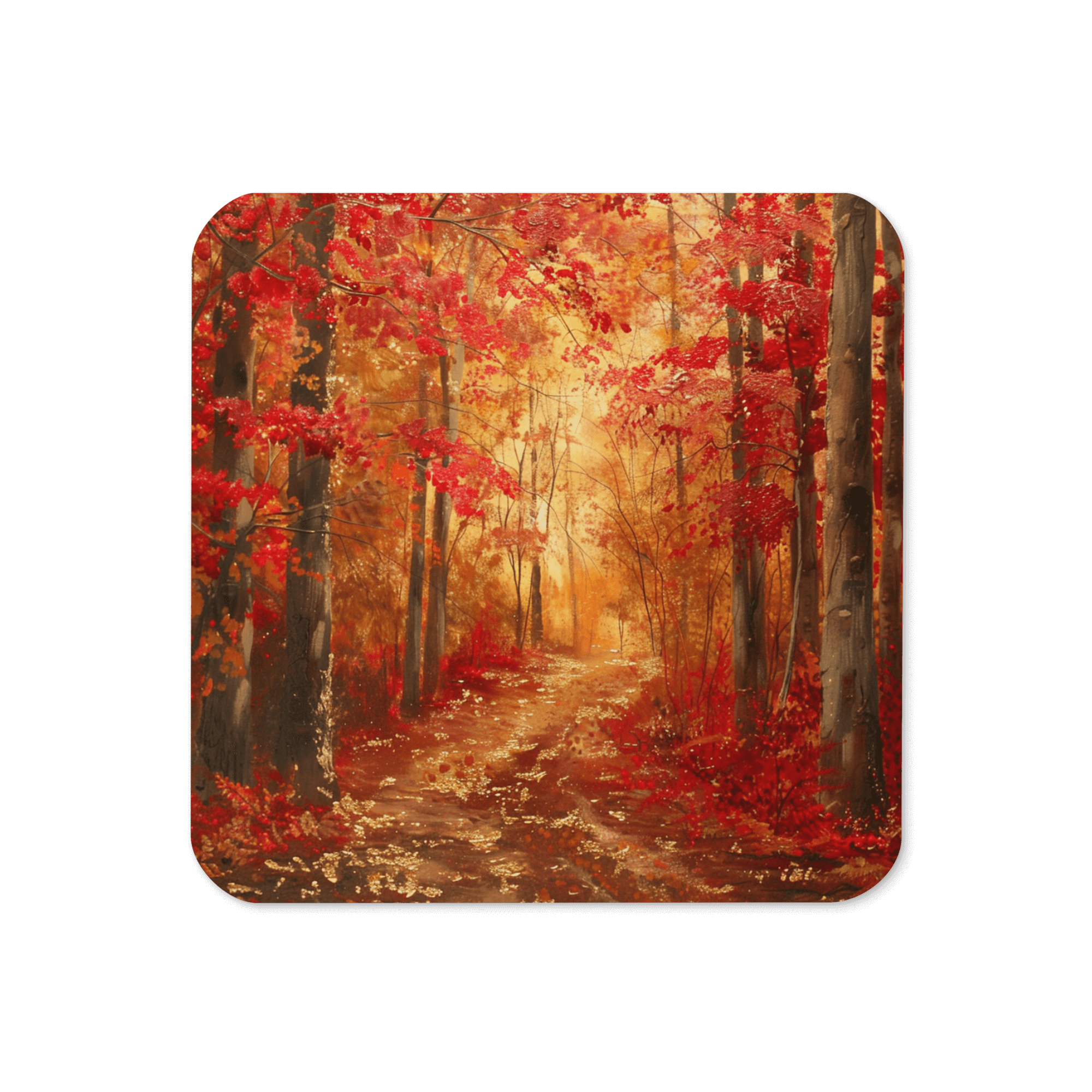 Crimson Canopy Coaster