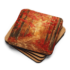Crimson Canopy Coaster