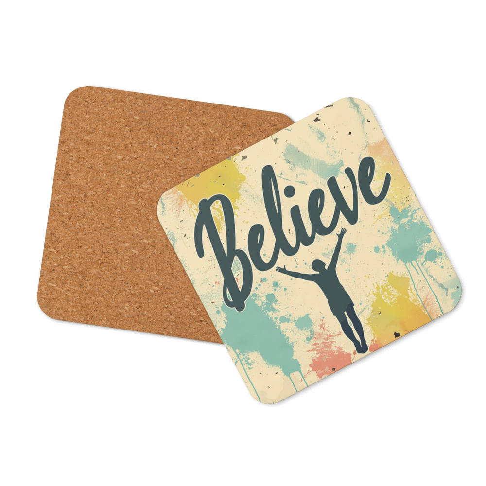 Believe Silhouette Coaster