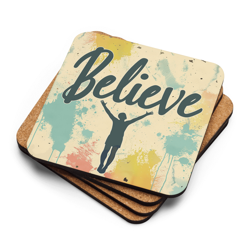Believe Silhouette Coaster