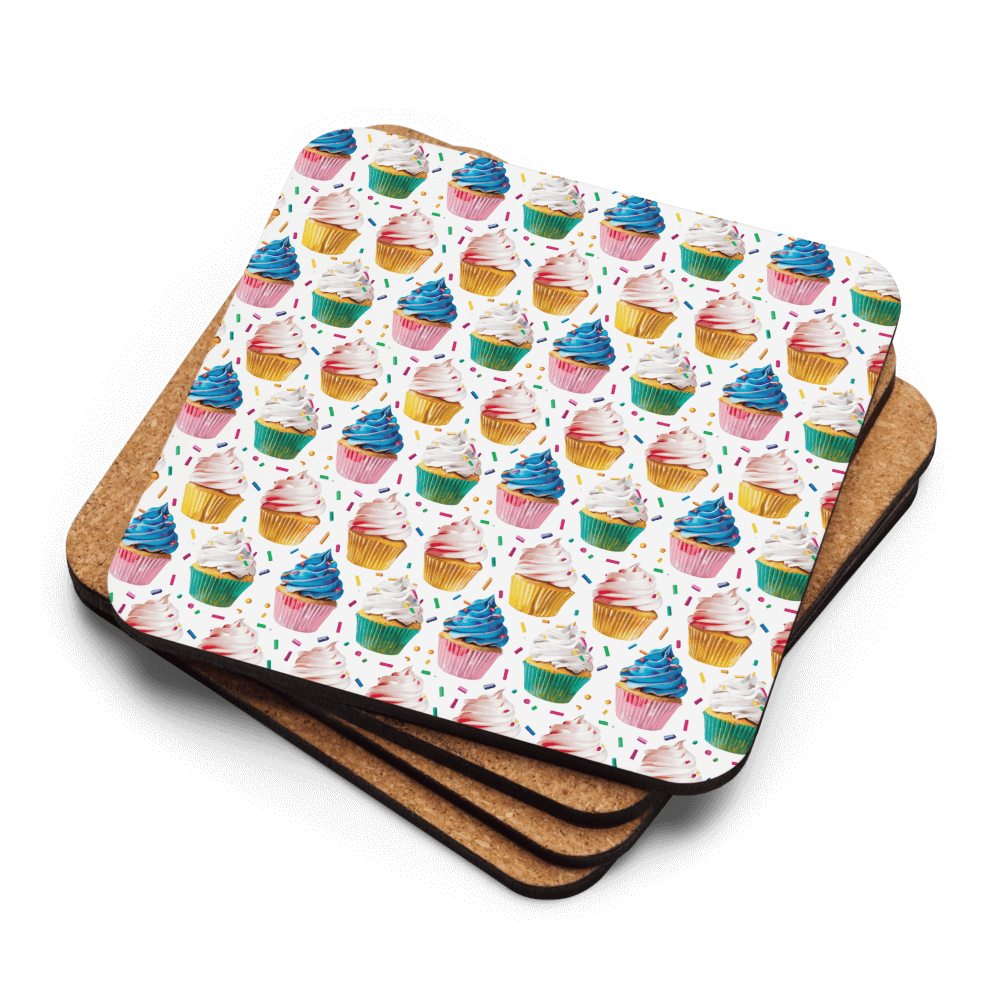 Cupcake Sprinkles Coaster