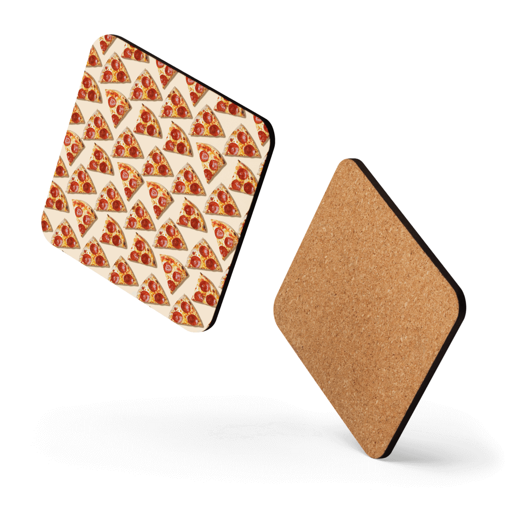 Pepperoni Pizza Coaster