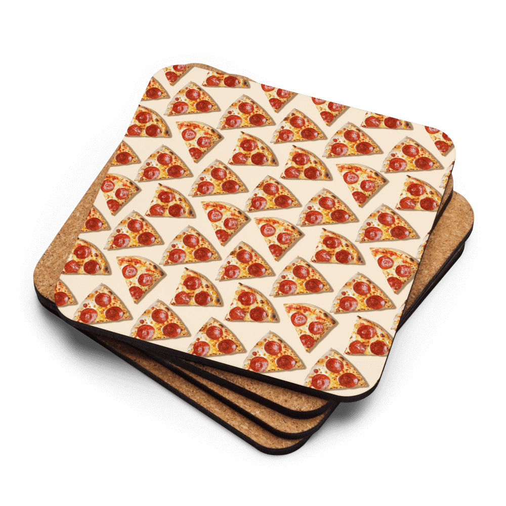 Pepperoni Pizza Coaster