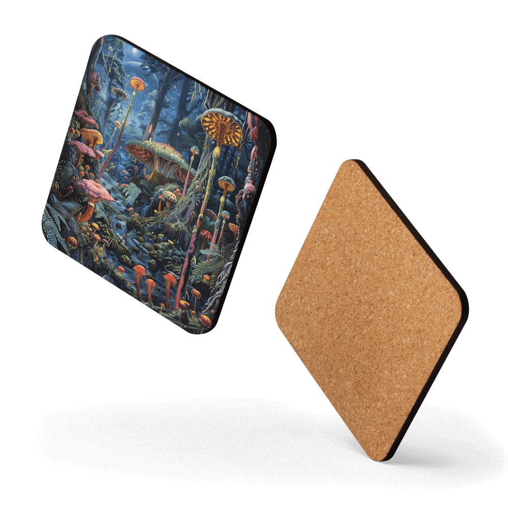 Alien Mushrooms Coaster