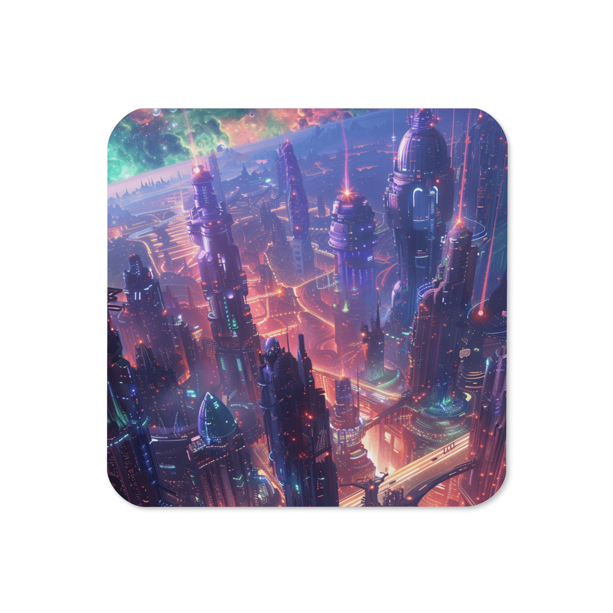Celestial Cityscape Coaster