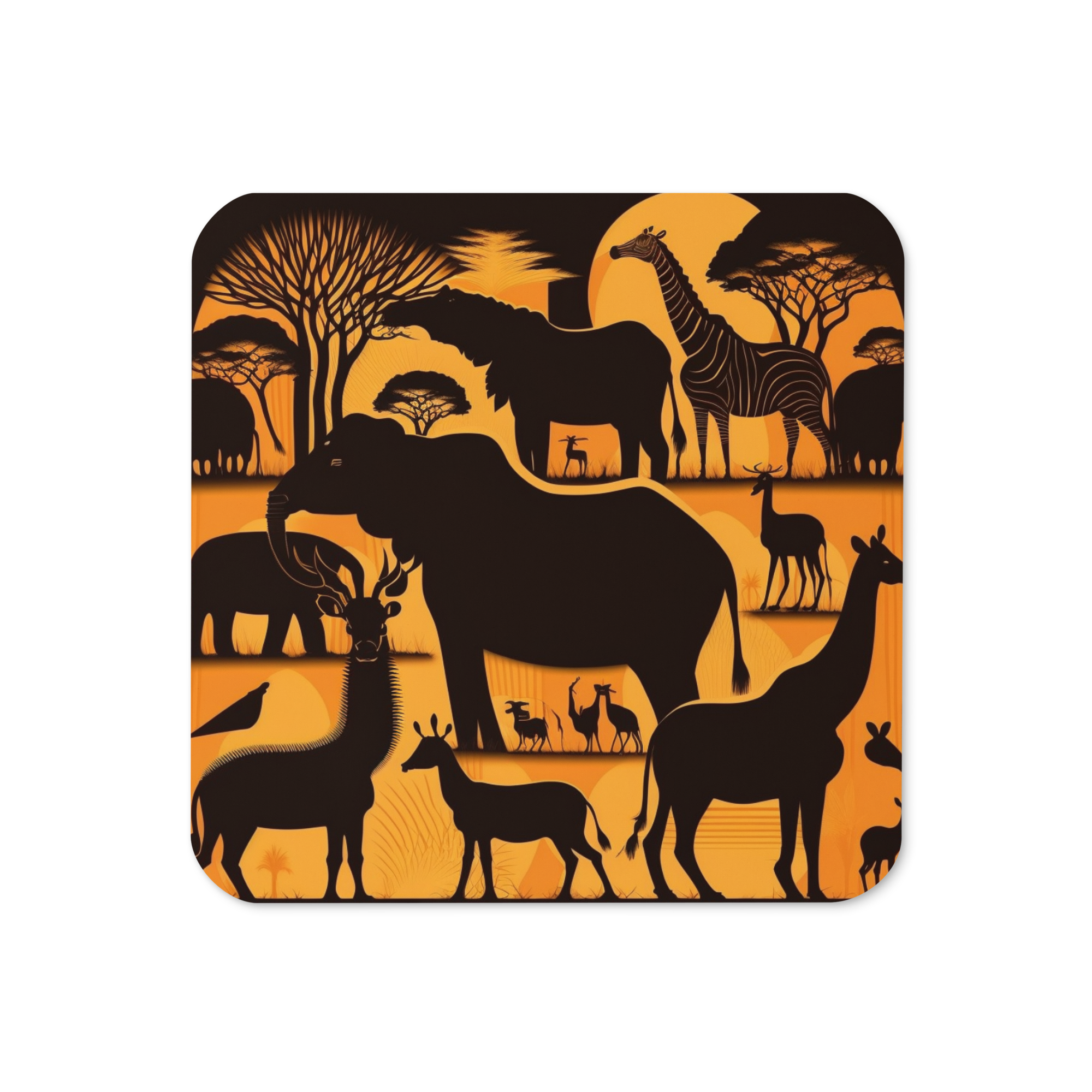 Animal Silhouettes Coaster