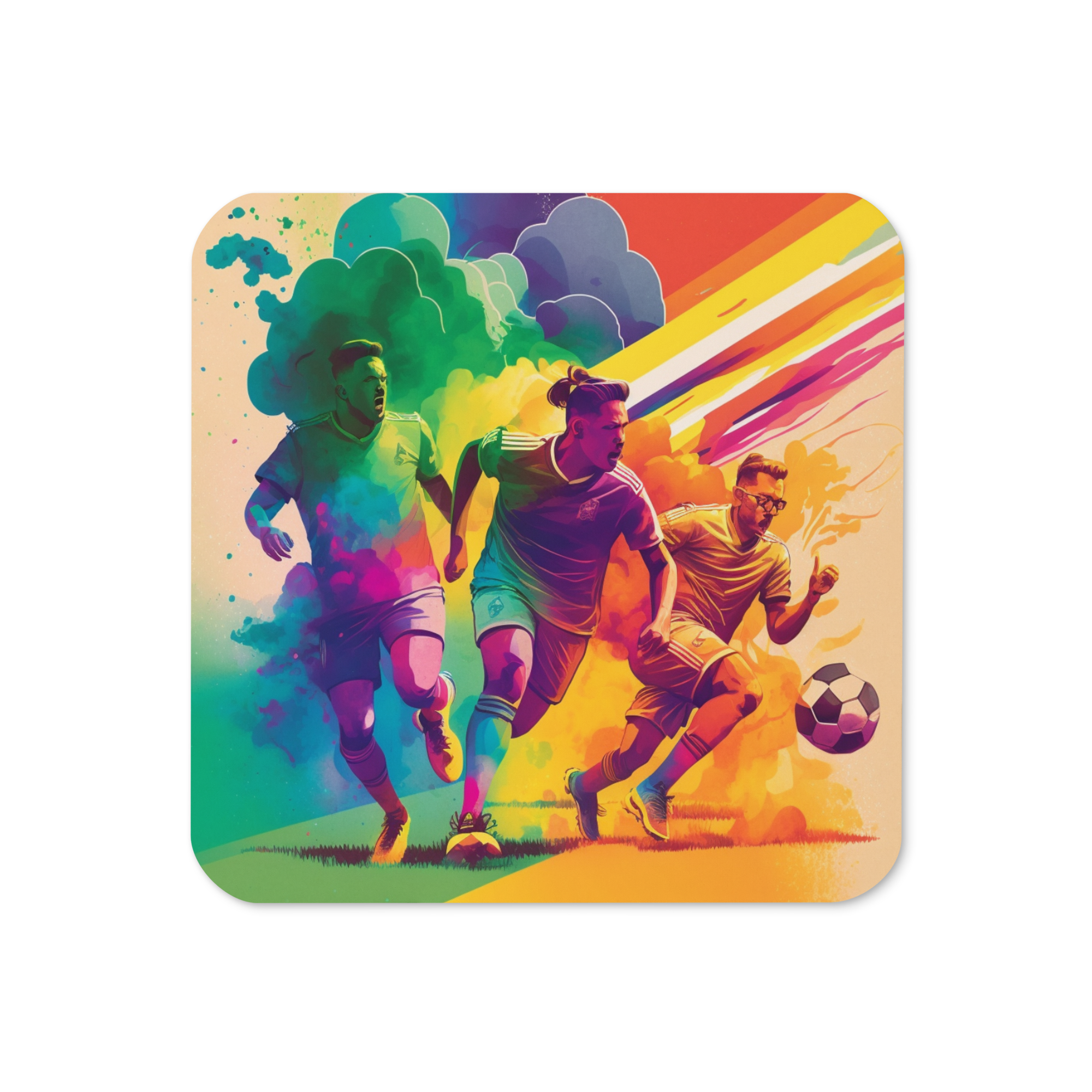 Soccer Players Coaster