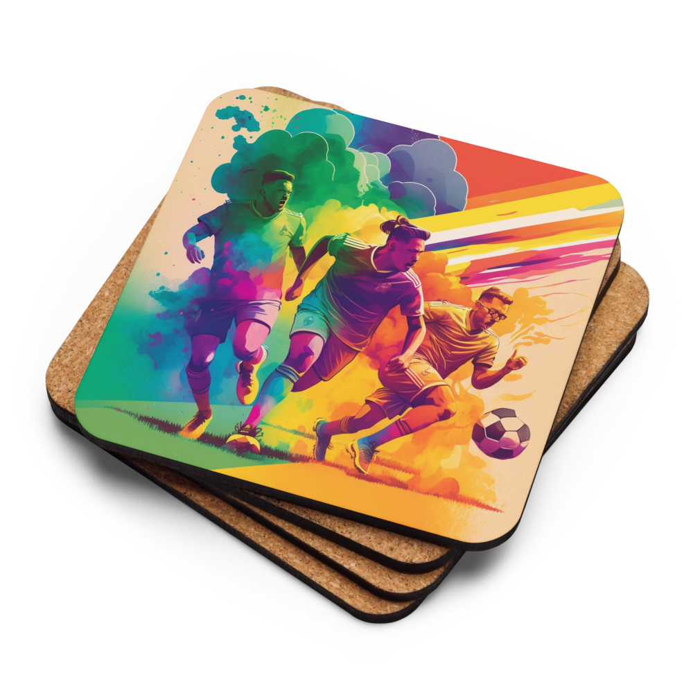 Soccer Players Coaster