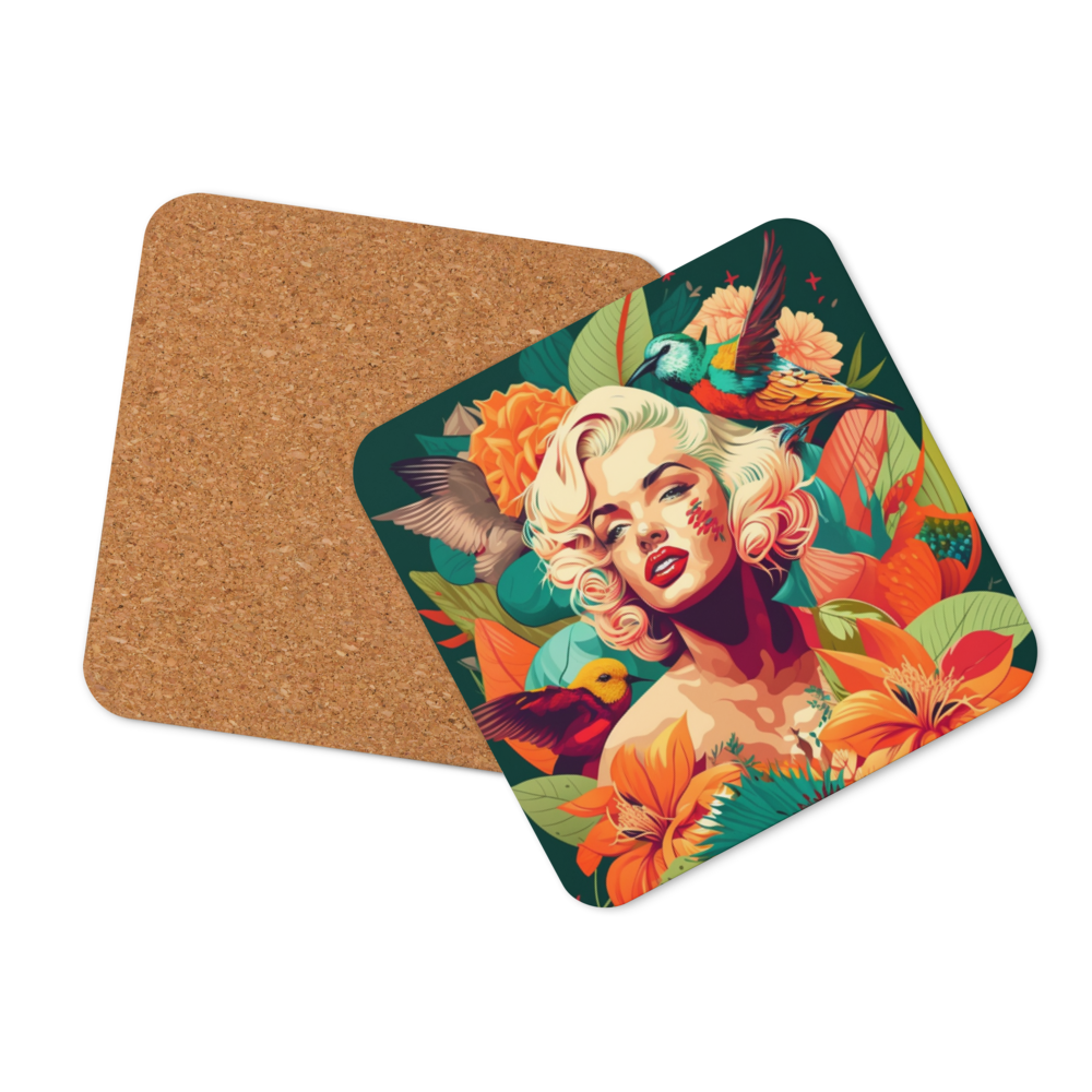 Vibrant Monroe Coaster