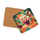 Vibrant Monroe Coaster