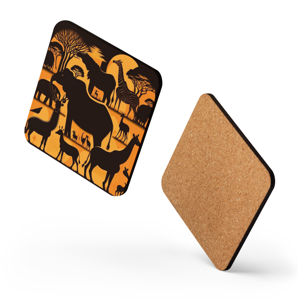 Animal Silhouettes Coaster