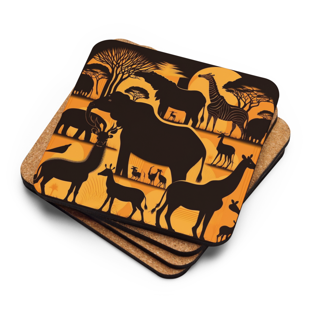 Animal Silhouettes Coaster