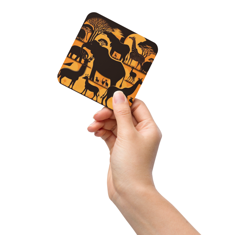 Animal Silhouettes Coaster