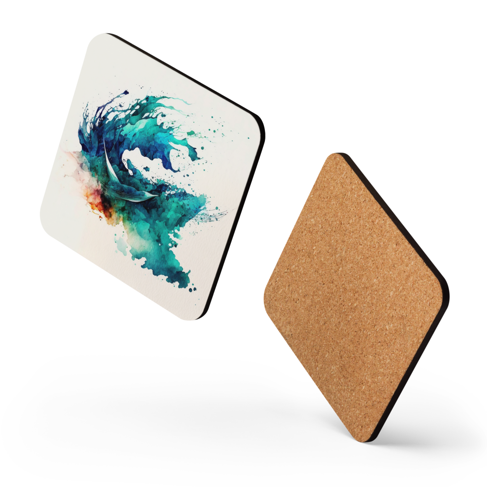 Abstract Ocean Coaster