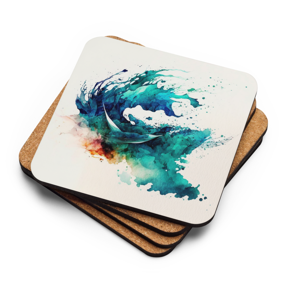 Abstract Ocean Coaster