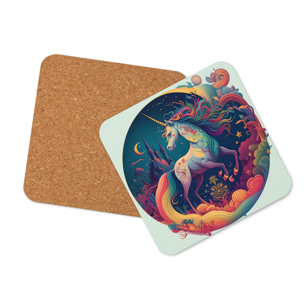 Whimsical Unicorn Coaster