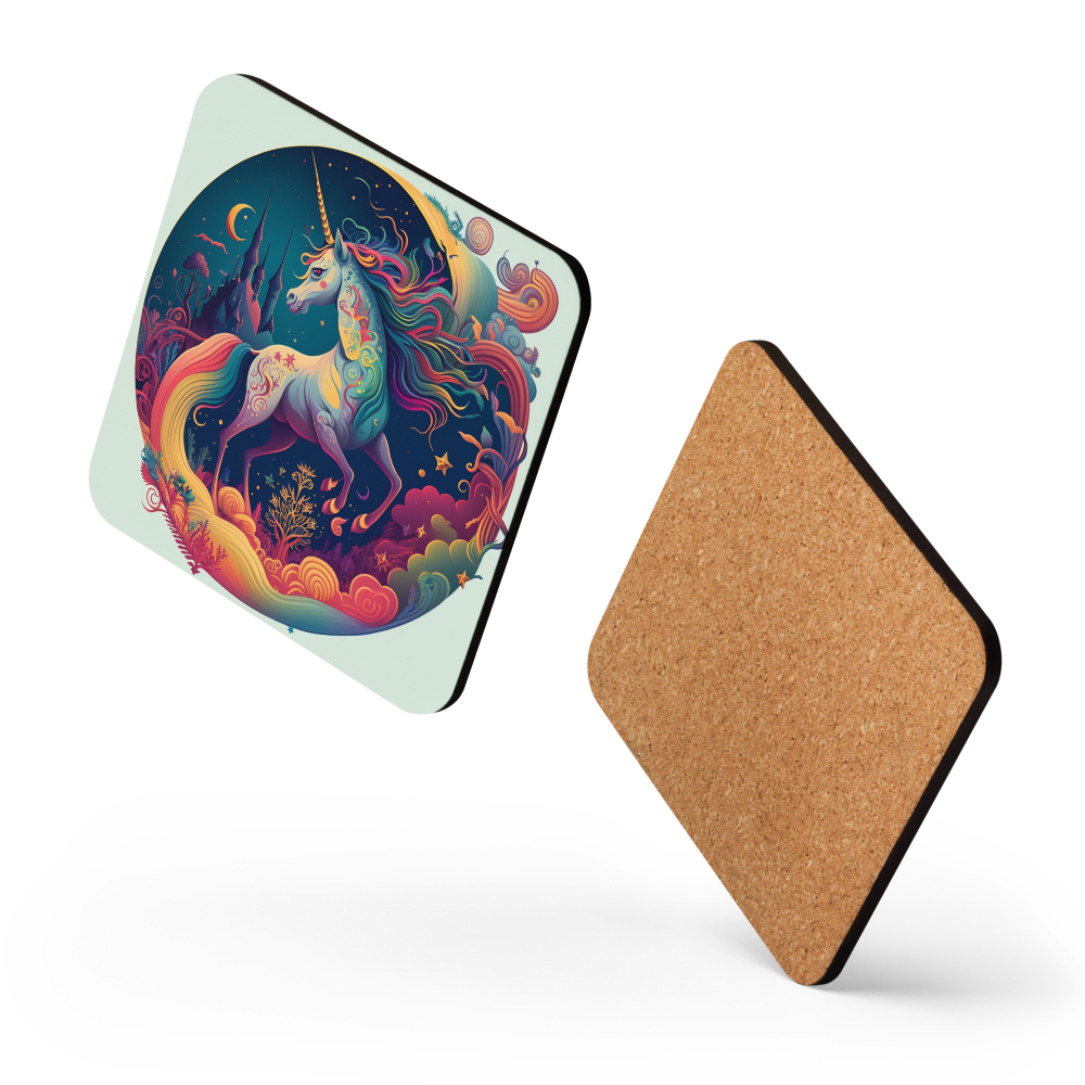 Whimsical Unicorn Coaster